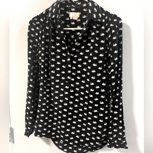 Kate spade swan shirt